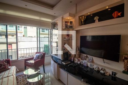 Sala de apartamento à venda com 2 quartos, 65m² em Botafogo, Rio de Janeiro