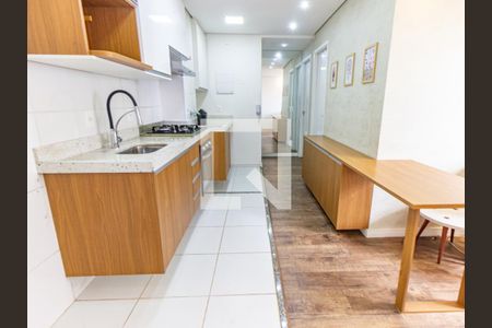 Cozinha e Área de Serviço de apartamento para alugar com 2 quartos, 40m² em Belenzinho, São Paulo