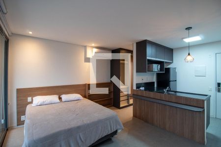 Sala/Quarto de apartamento à venda com 1 quarto, 37m² em Pinheiros, São Paulo