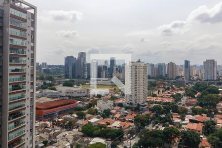  Vista  da Varanda da Sala de apartamento à venda com 1 quarto, 55m² em Vila Gertrudes, São Paulo