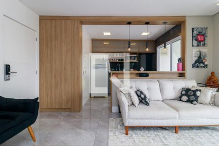 Sala de apartamento à venda com 1 quarto, 55m² em Vila Gertrudes, São Paulo