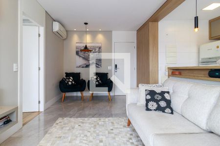 Sala de apartamento à venda com 1 quarto, 55m² em Vila Gertrudes, São Paulo