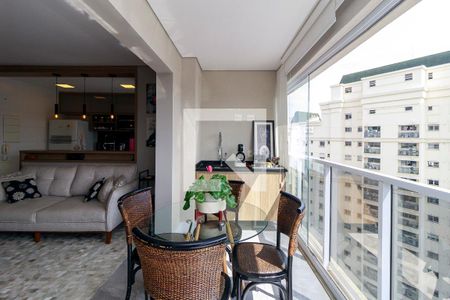  Varanda da Sala de apartamento à venda com 1 quarto, 55m² em Vila Gertrudes, São Paulo