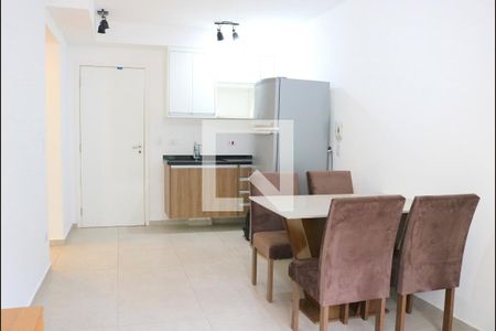 Sala/Cozinha de apartamento à venda com 1 quarto, 43m² em Vila Castelo, São Paulo