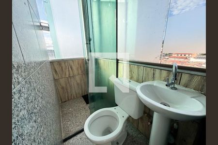 Banheiro de kitnet/studio à venda com 1 quarto, 20m² em Canaa, Belo Horizonte