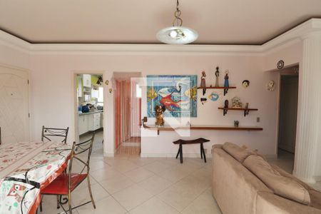 Sala de apartamento para alugar com 2 quartos, 100m² em Balneario Cidade Atlantica, Guarujá