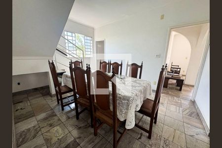Sala de Jantar de casa à venda com 5 quartos, 360m² em Serrano, Belo Horizonte