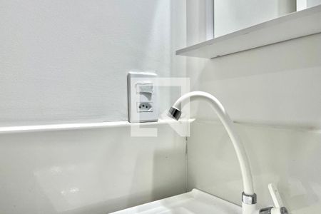 Banheiro  de kitnet/studio para alugar com 1 quarto, 22m² em Jabaquara, São Paulo