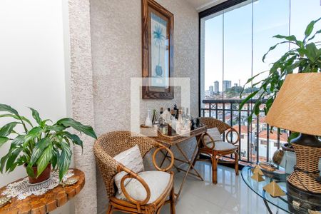 Varanda da Sala de apartamento à venda com 3 quartos, 126m² em Jardim Aeroporto, São Paulo