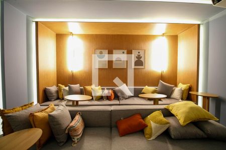 Área Comum - Cinema de kitnet/studio para alugar com 1 quarto, 28m² em Pinheiros, São Paulo