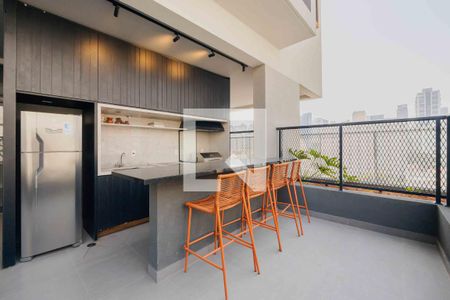 Studio para alugar com 37m², 1 quarto e sem vagaChurrasqueira