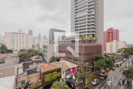 Vista da Varanda de kitnet/studio para alugar com 1 quarto, 37m² em Pinheiros, São Paulo