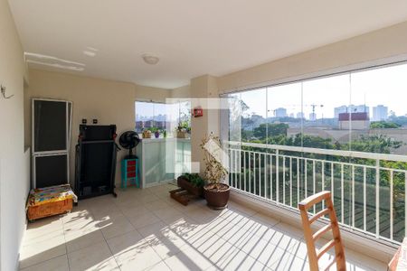 Varanda da Sala de apartamento à venda com 4 quartos, 130m² em Santo Amaro, São Paulo