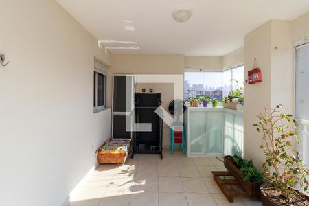 Varanda da Sala de apartamento à venda com 4 quartos, 130m² em Santo Amaro, São Paulo
