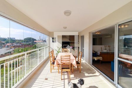 Varanda da Sala de apartamento à venda com 4 quartos, 130m² em Santo Amaro, São Paulo