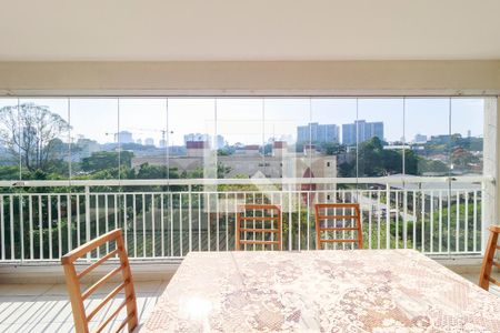 Varanda da Sala de apartamento à venda com 4 quartos, 130m² em Santo Amaro, São Paulo