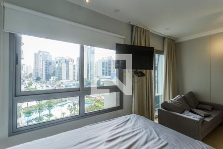 Sala/Quarto de kitnet/studio para alugar com 1 quarto, 27m² em Vila Nova Conceição, São Paulo