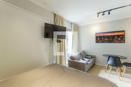 Sala/Quarto de kitnet/studio para alugar com 1 quarto, 27m² em Vila Nova Conceição, São Paulo