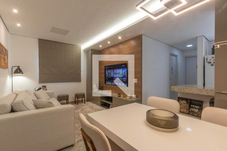 Sala de apartamento à venda com 2 quartos, 62m² em Cruzeiro, Belo Horizonte
