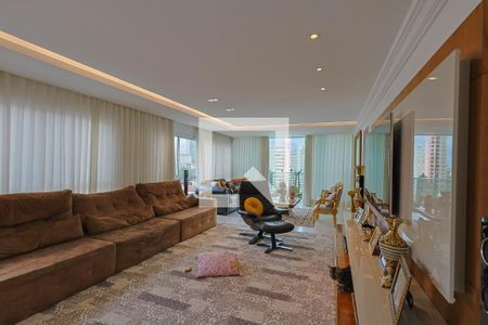 Sala de apartamento à venda com 4 quartos, 168m² em Serra, Belo Horizonte