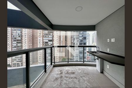 Varanda Gourmet de apartamento à venda com 2 quartos, 67m² em Brooklin, São Paulo