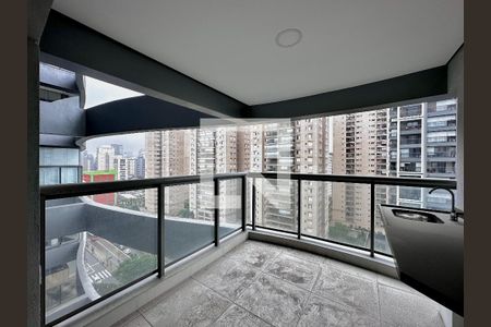 Varanda Gourmet de apartamento à venda com 2 quartos, 67m² em Brooklin, São Paulo
