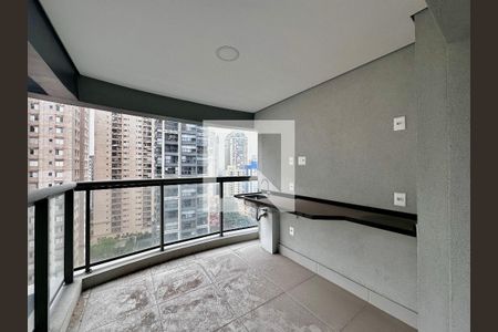 Varanda Gourmet de apartamento à venda com 2 quartos, 67m² em Brooklin, São Paulo