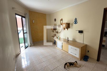 Sala de apartamento para alugar com 1 quarto, 60m² em Vila Tupi, Praia Grande