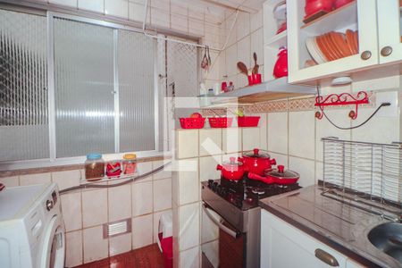 Cozinha e Área de Serviço de apartamento à venda com 1 quarto, 39m² em Petrópolis, Porto Alegre