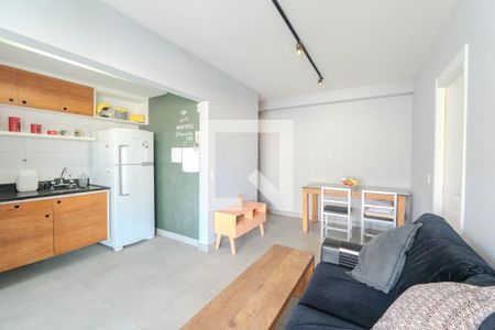 Sala de apartamento para alugar com 1 quarto, 50m² em Bela Vista, São Paulo