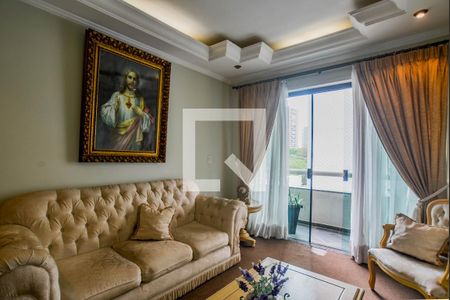 Sala de apartamento à venda com 3 quartos, 100m² em Jardim Bela Vista, Santo André