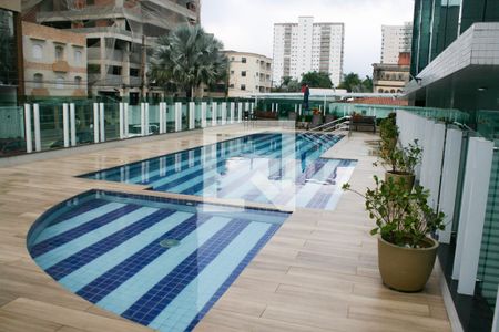 Área comum - Piscina de apartamento para alugar com 2 quartos, 99m² em Vila Caiçara, Praia Grande
