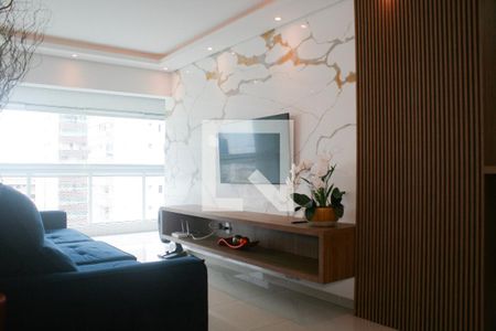 Sala de TV de apartamento para alugar com 2 quartos, 99m² em Vila Caiçara, Praia Grande