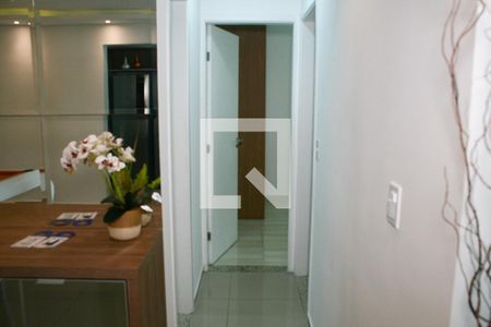 Corredor de apartamento para alugar com 2 quartos, 99m² em Vila Caiçara, Praia Grande