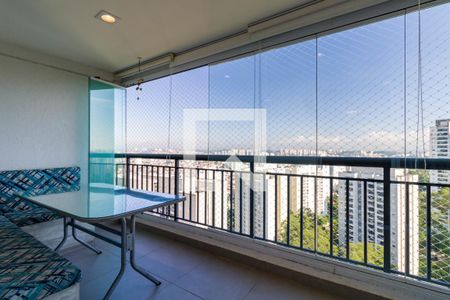 Varanda da Sala de apartamento à venda com 3 quartos, 87m² em Vila Andrade, São Paulo