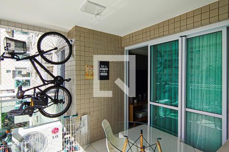 Varanda da Sala de apartamento à venda com 3 quartos, 74m² em Jacarepaguá, Rio de Janeiro