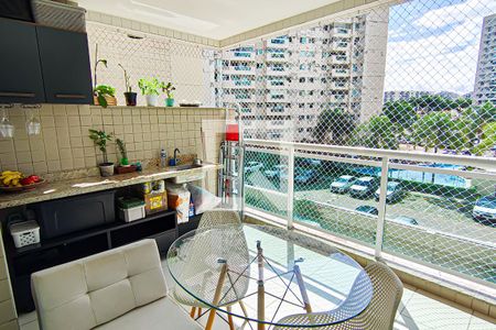 Varanda da Sala de apartamento à venda com 3 quartos, 74m² em Jacarepaguá, Rio de Janeiro