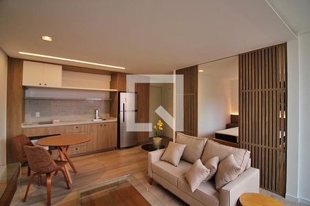 Sala/Cozinha de apartamento para alugar com 1 quarto, 40m² em Centro, São Bernardo do Campo