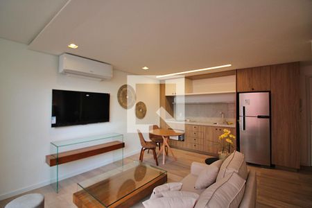 Sala/Cozinha de apartamento para alugar com 1 quarto, 40m² em Centro, São Bernardo do Campo