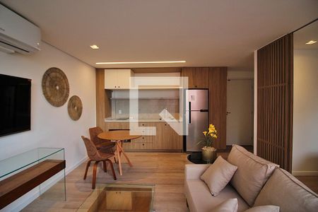 Sala/Cozinha de apartamento para alugar com 1 quarto, 40m² em Centro, São Bernardo do Campo