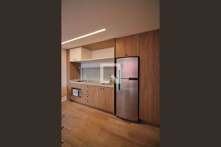 Sala/Cozinha de apartamento para alugar com 1 quarto, 40m² em Centro, São Bernardo do Campo