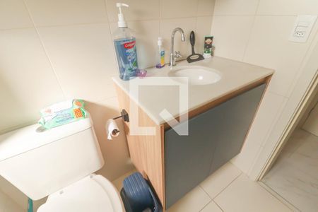 Banheiro da Suíte de apartamento à venda com 3 quartos, 110m² em Engordadouro, Jundiaí