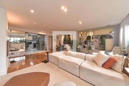 Sala de apartamento à venda com 3 quartos, 130m² em Campo Belo, São Paulo