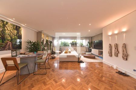 Sala de apartamento à venda com 3 quartos, 130m² em Campo Belo, São Paulo