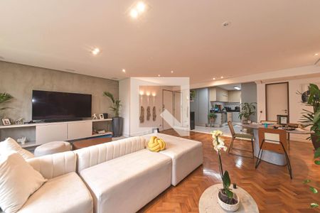 Sala de apartamento à venda com 3 quartos, 130m² em Campo Belo, São Paulo