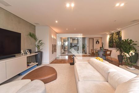 Sala de apartamento à venda com 3 quartos, 130m² em Campo Belo, São Paulo