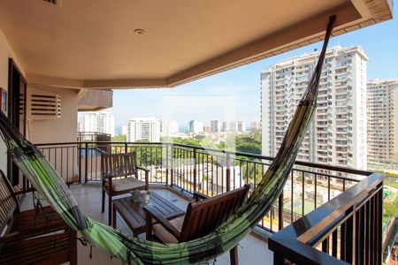 Varanda de apartamento para alugar com 1 quarto, 64m² em Barra da Tijuca, Rio de Janeiro