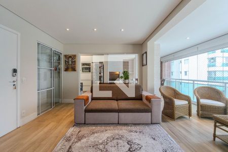 Sala de apartamento à venda com 3 quartos, 123m² em Consolação, São Paulo