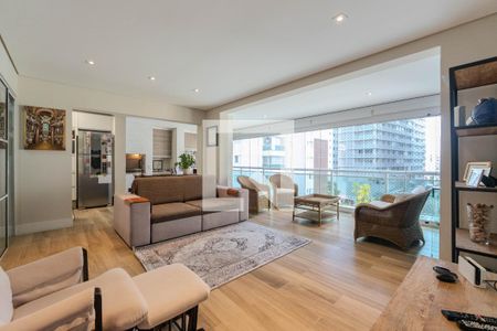 Sala de apartamento à venda com 3 quartos, 123m² em Consolação, São Paulo