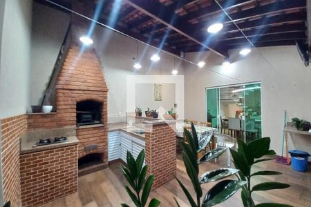Área comum - Churrasqueira de casa à venda com 3 quartos, 270m² em Jardim Aero Continental, Campinas